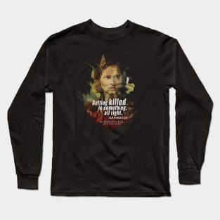 Supernatural Sam Winchester Getting Killed Girls Long Sleeve T-Shirt